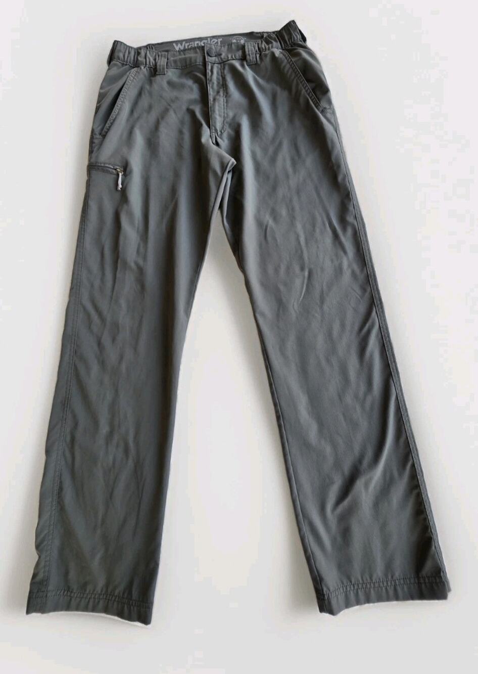 Wrangler Outdoor Men's 32×32 Pants Dark Gray Pockets Camping Hiking